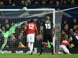 Ben Yedder foi um autêntico pesadelo para o Manchester United. AFP