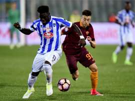 Sully Muntari has signed a deal with Deportivo. AFP