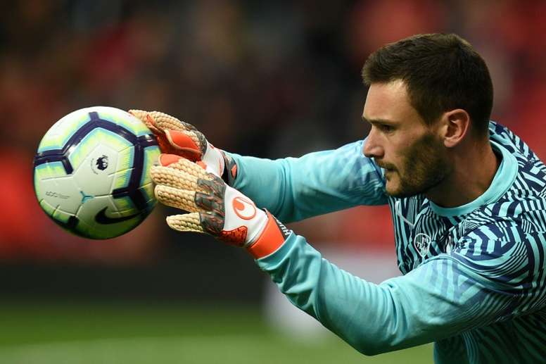 Hugo Lloris could return to action against Barcelona on Wednesday. AFP