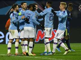 Guardiola says he has no problem with the Man City player's party. AFP