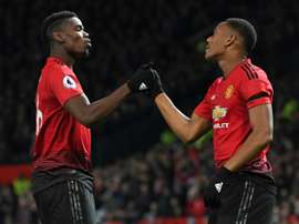 Pogba fue determinante con un gol y una asistencia. AFP