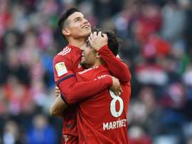 The victory puts Bayern level on points with Dortmund. AFP
