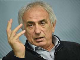 Japan's coach Vahid Halilhodzic tries to find solutions to the dissapointing match against Iraq. AFP
