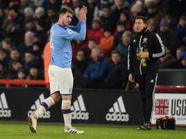 Laporte was back for the game. AFP