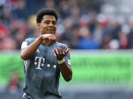 The Bayern president has been impressed with Gnabry this campaign. AFP