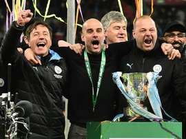 Guardiola votla a ganhar. AFP