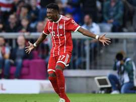 Alaba is expected to feature at the Bernabeu. AFP