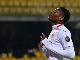 AC Milan's Portuguese forward Rafael Leao is set to release his first rap album. AFP