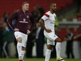 The two England internationals have linked up at Everton. AFP