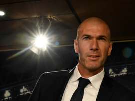 Real Madrids new French coach Zinedine Zidane pictured at a press conference at the Santiago Bernabeu stadium in Madrid on January 5, 2016