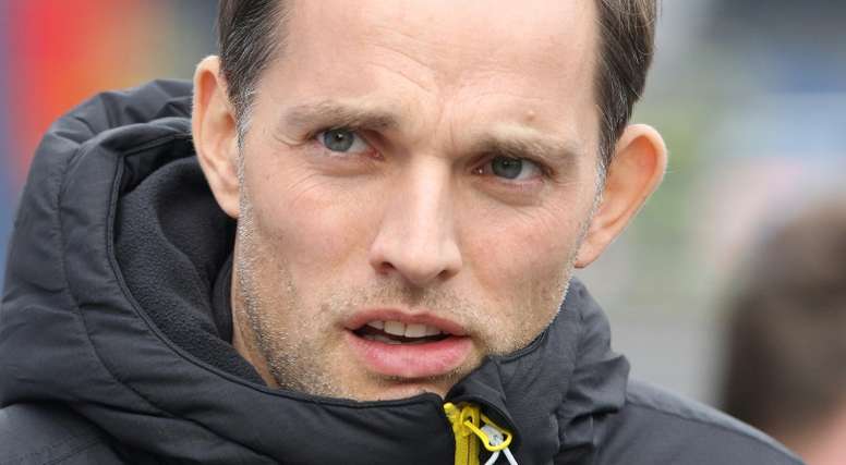 Dortmund's coach Thomas Tuchel is pictured ahead of their Bundesliga match against Darmstadt. AFP