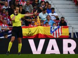 Atletico Madrid survived a VAR review in victory over Valladolid. AFP