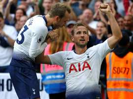 O Tottenham bateu o Fulham por 3-1. AFP