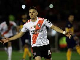 Champions River Plate draw first Libertadores blood against Boca.