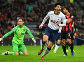 Son scored again. AFP