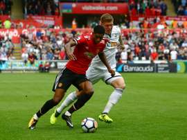 Alfie Mawson se encuentra en la agenda del West Ham United. AFP