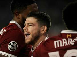 Moreno spoke to the press after Liverpool made it to the final. AFP