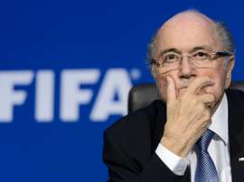 FIFA president Sepp Blatter looks on during a press conference at the footballs world body headquarters in Zurich on July 20, 2015