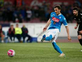 Striker Manolo Gabbiadini will return to his home country. AFP