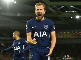 Kane scored the opener in the second half. AFP