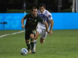 Sebastian Blanco of Portland won the MLS is Back Player of the Tournament award. AFP