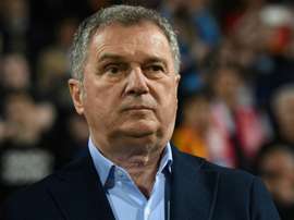 Montenegro manager refused to partake in the match against Kosovo. AFP