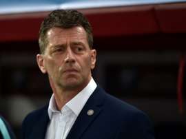 Michael Skibbe has managed Greece since October 2015. AFP