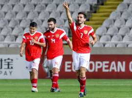 Ozdoev got on the scoresheet in Russia 0-5 win over Cyprus. AFP