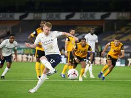 De Bruyne scored against Wolves. afp_en