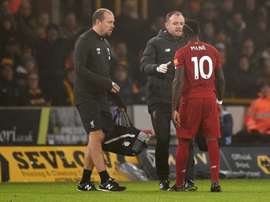Sadio Mane will miss Liverpool's next few matches. AFP