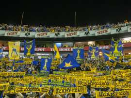 Tigres fans cheer for their team during their Mexican Clausura 2016 tournament. BeSoccer