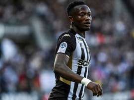 Casimir Ninga scored a hat-trick in under 15 minutes. AFP