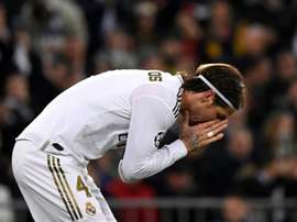 Ramos pensa al 'Clasico'. AFP