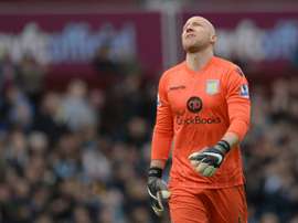 Guzan firma con el Middlesbrough. AFP