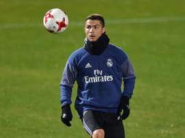 Cristiano Ronaldo scored as Real Madrid reached the Club World Cup final in Japan. AFP