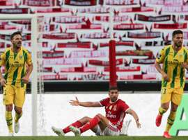 Benfica missed out on the chance to go two points above Porto after draw with Tondela. AFP