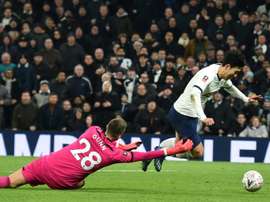 Son late show sends Spurs into FA Cup fifth round. AFP