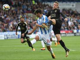 Empate a um entre Huddersfield Town e Leicester City. AFP