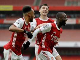 Le formazioni ufficiali di Arsenal-Rapid Vienna. AFP
