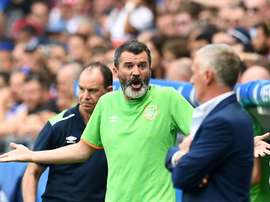 El ex jugador del Manchester United fue acusado de insultar a los jugadores de Irlanda. AFP