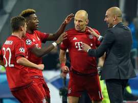 Robben a fait des éloges à Guardiola. AFP