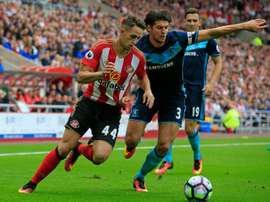 Januzaj (left) went out on load to Sunderland in the summer. AFP