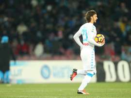 Napolis forward from Italy Manolo Gabbiadini