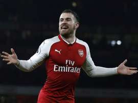 Ramsey is set to leave Arsenal this summer after 10 years. AFP