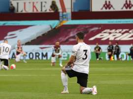 Villa and Sheffield United played out a controversial goalless draw. AFP