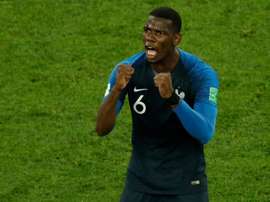 Pogba is being linked with Barca. AFP