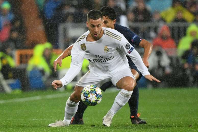 Hazard's wish clashes with Zidane's plan. AFP