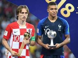 Kaká fait le pari de Modric et Mbappé. AFP