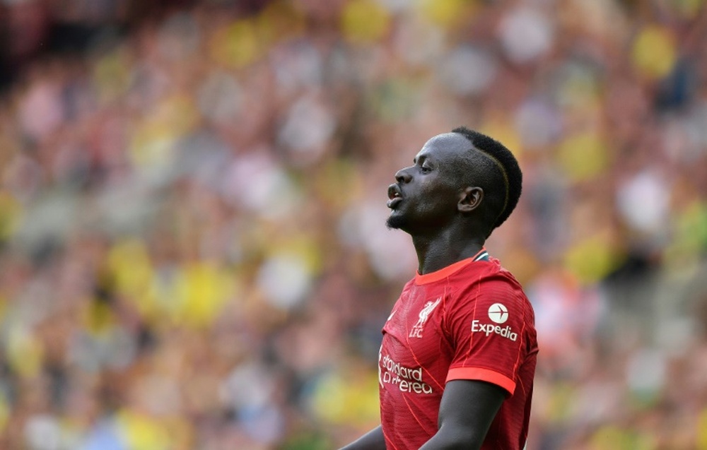 El Liverpool quiere renovar a Mané hasta que tenga 34 años. AFP