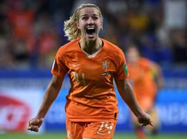 Groenen settled the contest in Holland's favour. AFP